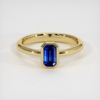 1.20 Ct. Sapphire Ring, 18K Yellow Gold 1