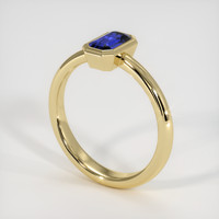 1.20 Ct. Sapphire Ring, 18K Yellow Gold 2