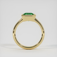 3.19 Ct. Emerald Ring, 18K Yellow Gold 3