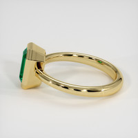 3.32 Ct. Emerald Ring, 18K Yellow Gold 4