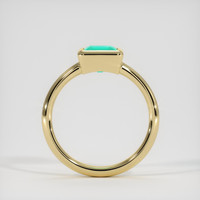 1.32 Ct. Emerald Ring, 18K Yellow Gold 3