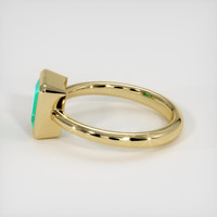 1.32 Ct. Emerald Ring, 18K Yellow Gold 4