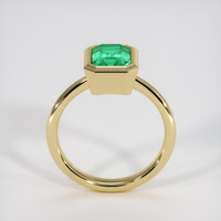2.12 Ct. Emerald Ring, 18K Yellow Gold 3