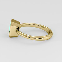 1.25 Ct. Emerald Ring, 18K Yellow Gold 4