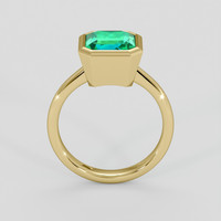 2.46 Ct. Emerald Ring, 18K Yellow Gold 3