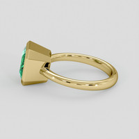 2.46 Ct. Emerald Ring, 18K Yellow Gold 4