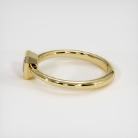 0.39 Ct. Sapphire Ring, 18K Yellow Gold 4