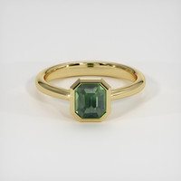 2.14 Ct. Sapphire Ring, 18K Yellow Gold 1