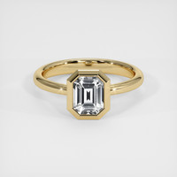 1.77 Ct. White Sapphire Ring, 18K Yellow Gold 1