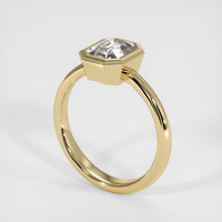 1.77 Ct. White Sapphire Ring, 18K Yellow Gold 2