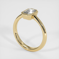 1.86 Ct. White Sapphire Ring, 18K Yellow Gold 2