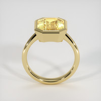 6.06 Ct. Sapphire Ring, 18K Yellow Gold 3