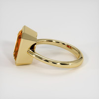 6.28 Ct. Sapphire Ring, 18K Yellow Gold 4