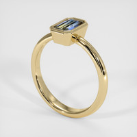 1.52 Ct. Sapphire Ring, 18K Yellow Gold 2