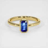 1.06 Ct. Sapphire Ring, 18K Yellow Gold 1