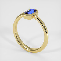 1.06 Ct. Sapphire Ring, 18K Yellow Gold 2