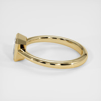 1.59 Ct. White Sapphire Ring, 18K Yellow Gold 4