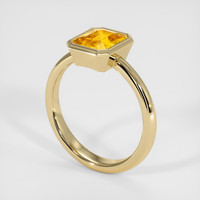 2.09 Ct. Sapphire Ring, 18K Yellow Gold 2