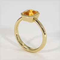 2.53 Ct. Sapphire Ring, 18K Yellow Gold 2