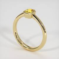 1.30 Ct. Sapphire Ring, 18K Yellow Gold 2
