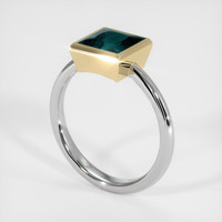 1.63 Ct. Gemstone Ring, 14K Yellow & White 2