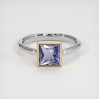 1.10 Ct. Gemstone Ring, 14K Yellow & White 1