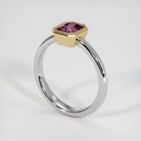 1.03 Ct. Gemstone Ring, 14K Yellow & White 2