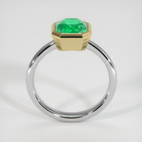 1.67 Ct. Emerald Ring, 18K Yellow & White 3