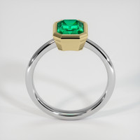 3.32 Ct. Emerald Ring, 18K Yellow & White 3