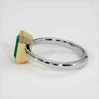 3.32 Ct. Emerald Ring, 18K Yellow & White 4