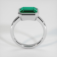 3.32 Ct. Emerald Ring, Platinum 950 3