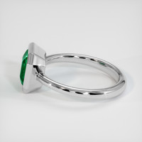 1.48 Ct. Emerald Ring, Platinum 950 4