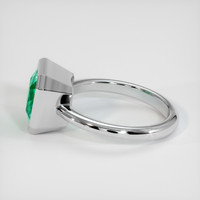 3.05 Ct. Emerald Ring, Platinum 950 4