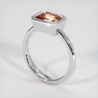 2.17 Ct. Gemstone Ring, Platinum 950 2