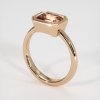 2.17 Ct. Gemstone Ring, 14K Rose Gold 2