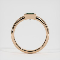 0.78 Ct. Bluish Green Sapphire Ring, 18K Rose Gold 3