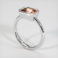 2.17 Ct. Gemstone Ring, 14K White Gold 2