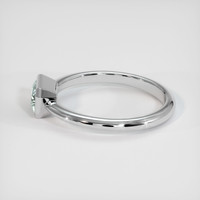 1.75 Ct. Sapphire Ring, 14K White Gold 4