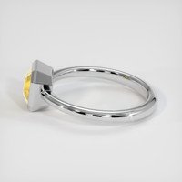 1.87 Ct. Yellow Sapphire Ring, 14K White Gold 4