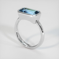 2.96 Ct. Gemstone Ring, 18K White Gold 2