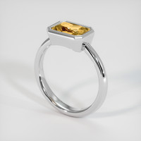 1.88 Ct. Gemstone Ring, 18K White Gold 2