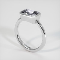 3.67 Ct. Gemstone Ring, 18K White Gold 2