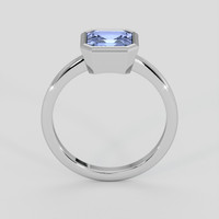 2.11 Ct. Blue Sapphire Ring, 18K White Gold 3
