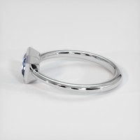 1.55 Ct. Sapphire Ring, 18K White Gold 4