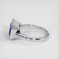 5.03 Ct. Sapphire Ring, 18K White Gold 4