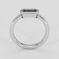 0.89 Ct. Bi Color Sapphire Ring, 18K White Gold 3