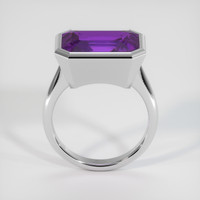 20.15 Ct. Purple Sapphire Ring, 18K White Gold 3