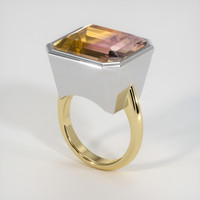 21.99 Ct. Gemstone Ring, 14K White & Yellow 2