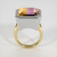 21.99 Ct. Gemstone Ring, 14K White & Yellow 3