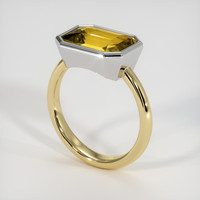 4.13 Ct. Gemstone Ring, 14K White & Yellow 2